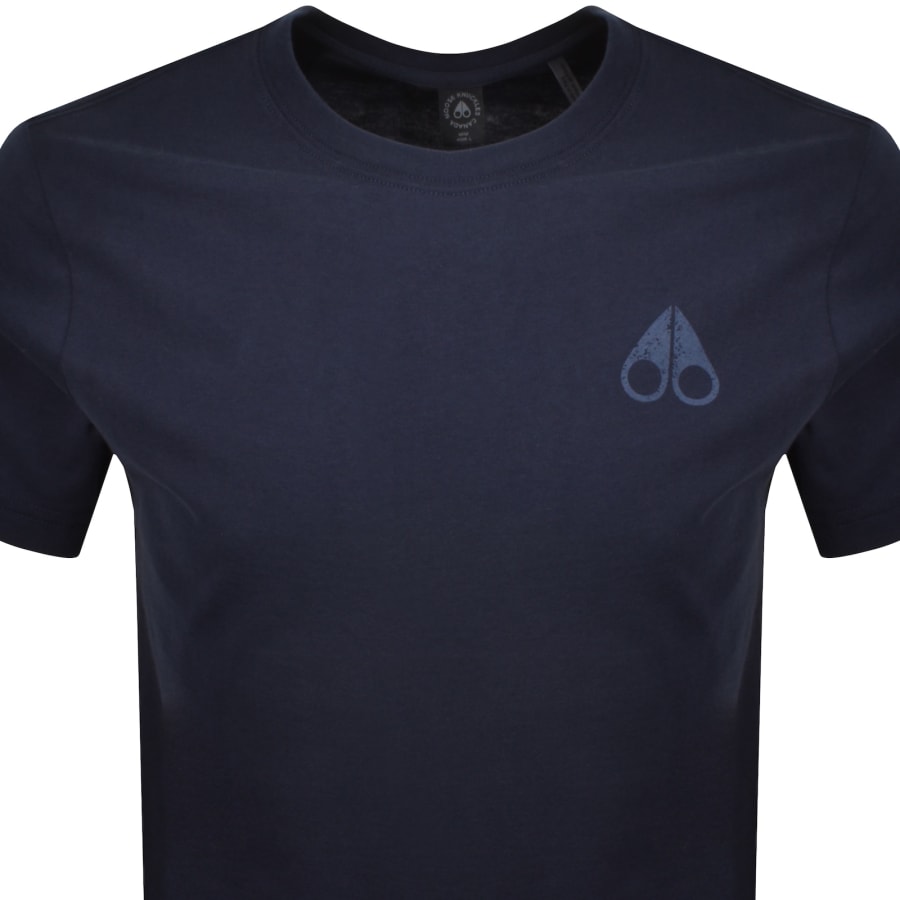 Moose Knuckles Off Island T Shirt Navy | Mainline Menswear